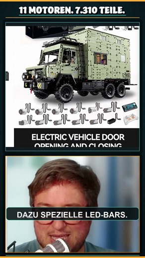 11 Motoren, 7.310 Teile – dieser Technik-Unimog eskaliert! #shorts