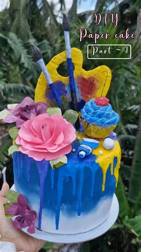 DIY fake cake part - 1 #papercraftdiy #subscribe #diycraftideas #craftideas #crafting #1stpart #art