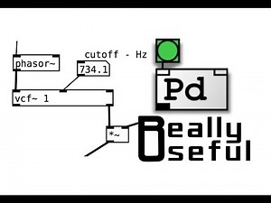 PureData tutorials - rich synthesis (4) - acid filters