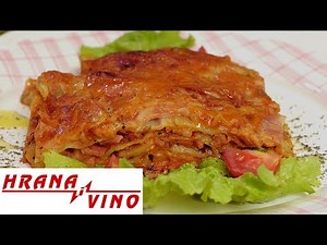 Lazanje sa slaninom i šampinjonima | Hrana i Vino SR