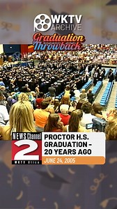 40K views · 160 reactions | GRADUATION THROWBACK || As we are now in graduation season, we're going to highlight local high school graduations from 20 years ago. See if you can spot someone you recognize from Proctor High School's graduation in 2005! | WKTV NEWSChannel 2 | Facebook