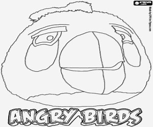 White Bird, Angry Birds coloring page printable game