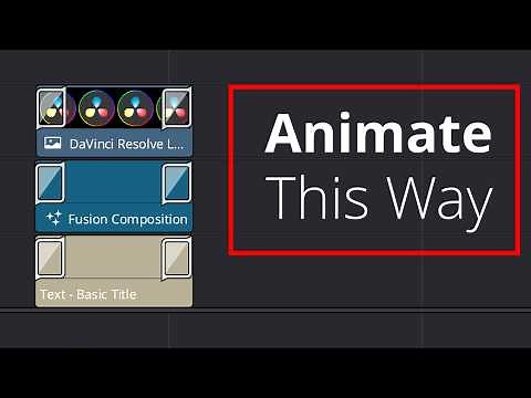 Animate Using Transitions in DaVinci Resolve 19 in 4 Minutes