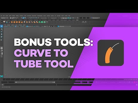 Maya's Curve to Tube Bonus Tool