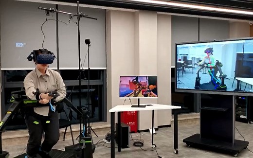 [重庆大学人因实验室] openpose姿态识别+MR混合虚拟现实技术展示