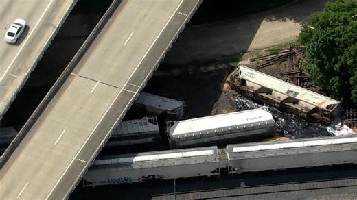 Train derailment in east Houston that could have led to traffic trouble this weekend has reportedly been cleared up