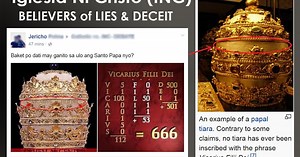 Exposing the LIES behind the Vicarius Filii Dei supposedly inscribed into Pope's tiara