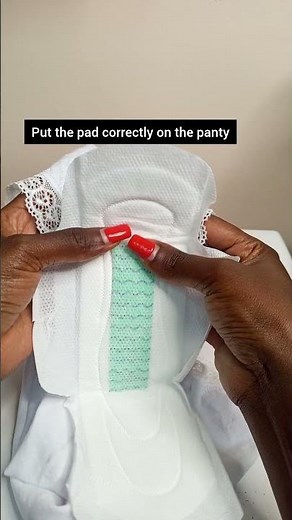 How to be comfortable with a pad