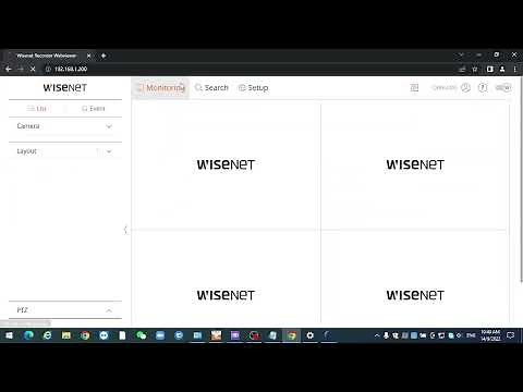 Samsung IP Camera connect to Wisenet NVR by RTSP Protocol