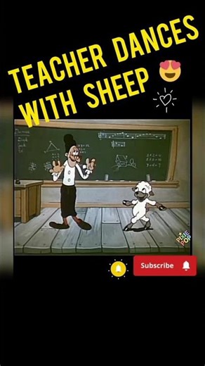 Funny Sheep Dancing in Music Class 🎵😂 | Classic Cartoon Shorts #viral #comedy #animation