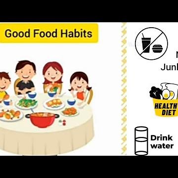 Good Food Habits | Class 1 E.V.S | Chapter 3 - Our food | Part 5
