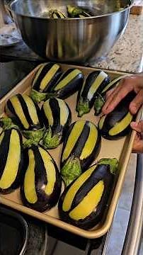 How to Prep and Freeze Eggplant for Easy Meals #cooking #food #easyrecipe