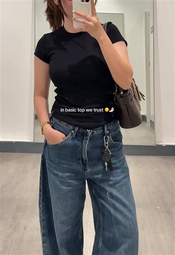 Basic Top Supremacy: Stylish Black Top Looks for Women