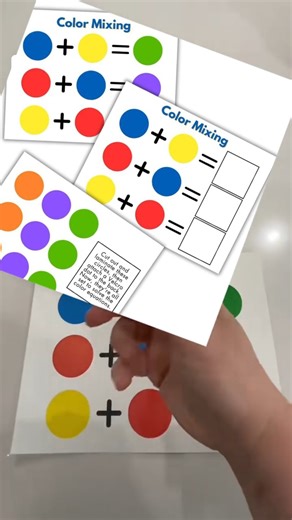 More color-mixing magic at our house tonight 🌈 In this video we’re playing with the classics: red blue = purple, yellow red = orange, and seeing how adding “just a little more” of a color changes the shade. My daughter even suggests bumping up the blue for that perfect purple. 💜 TikTok’s been full of opinions on “real” primary colors and when to teach color theory, but here at home we’re keeping it simple—mixing, noticing, and creating together. The kids turn the colors into Play-Doh mini donu