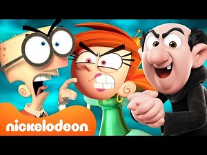 Villains Being Their Bad Selves for 60 Minutes Straight 😈 | Smurfs + Fairly OddParents | Nicktoons