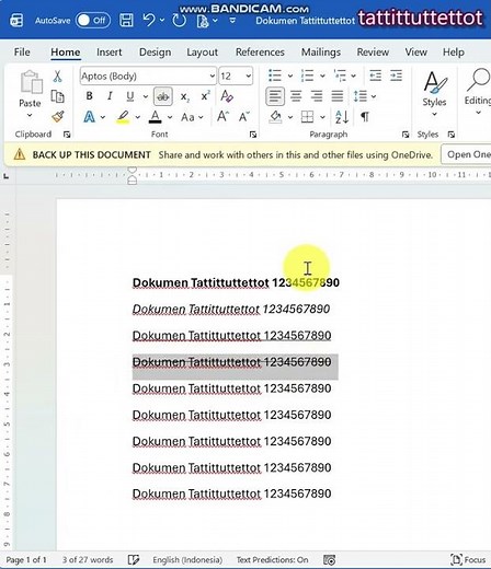 Bold Italic Underline teks Microsoft Office #excel #word #microsoft #office