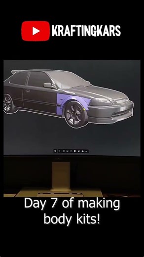 Day 7 of making the coolest custom body kits around! #customcars #bodykits #smallbusiness