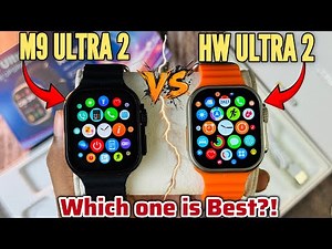 🏆 M9 ULTRA 2 vs HW ULTRA 2 – The Smartwatch Showdown of 2025! 🚀