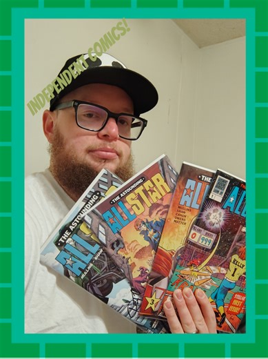 Go get your copies of The astounding all star now! @The Astounding Allstar Comics #retrolandcomics #comicbookcommunity #comicbooks