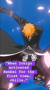 “Ichigo’s first Bankai the moment Bleach changed forever #bleach #anime #unleashed #reelsinstagram