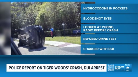 New information in Tiger Woods crash released by law enforcement