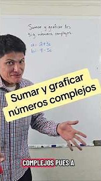 Adding and graphing complex numbers #complexnumbers #complexvariable