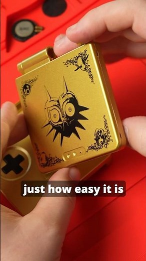 Can You do This? New Shell - Quick and Easy Guide for Nintendo Gameboy Advance SP #nintendo #modding