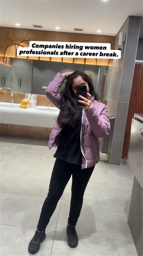 HRSahiba on Instagram: "Companies hiring women professionals after a career break (Recruiter POV) If you’ve taken a career break for motherhood, health, caregiving, or relocation — this is for you. Career breaks are not red flags anymore. Many companies actively run returnship and restart programs for women professionals. Here are companies that support women returning to work 👇 • Amazon – Returnship Program https://www.amazon.jobs/en/landing_pages/returnships • Microsoft – Global Skills Initia