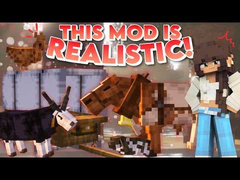 THIS LIVESTOCK MOD IS INSANE! | Minecraft Livestock Overhaul Review