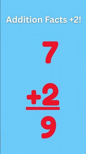 Memorize +2 Facts in Under a Minute! | Add With Me! #MathFacts #Plustwo #FirstGradeMath