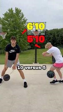 6’10 VS 5’10 Crazy Layups!