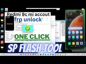 Redmi 9c mi account and frp lock remove Sp flash tool | Redmi 9c frp unlock one click with file link