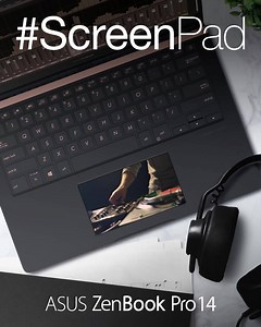 Schon mal das #ScreenPad getestet? 😉 Mehr Infos gibt’s hier: https://www.asus.com/de/Laptops/ASUS-ZenBook-Pro-14-UX480FD/ #ZenBook #ASUS #ErgoLift #Performance | ASUS