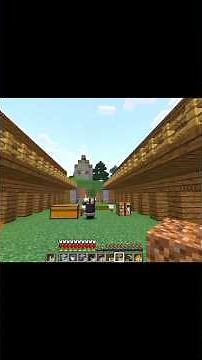 I Built a Villager Trading Hall in Minecraft Hardcore! 🔥Creative build #shorts