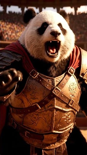 Panda Gladiator Declares | Let the Fluff Battle Begin | Nebula Shots