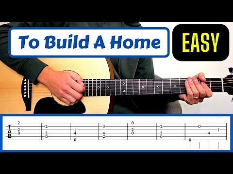 To Build A Home EASY Tabs Guitar Tutorial // Guitar Lesson