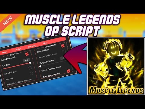 [NEW] 💪Muscle Legends OP Script (2025) PASTEBIN - Auto Train | Fast Train | Auto Farm | Auto Gems