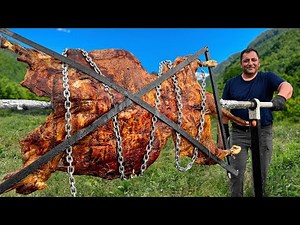I Roasted a 1200lb Whole Bull 🐂🔥 – The Juiciest Meat Ever!