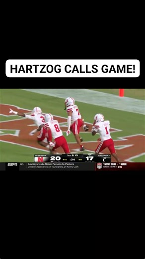 HARTZOG WITH THE GAME WINNING HUSKERS INTERCEPTION #Huskers #GBR | The HuskGuys