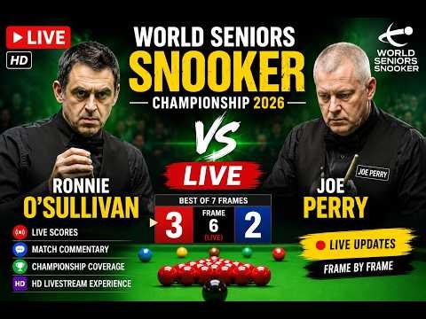 🚨 SNOOKER LIVE: Ronnie O’Sullivan vs Joe Perry | Live Scores & Commentary