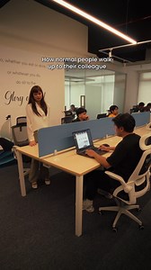 normal vs. abnormal #officelife #officetiktok #officefun #techteam #socia | Socia