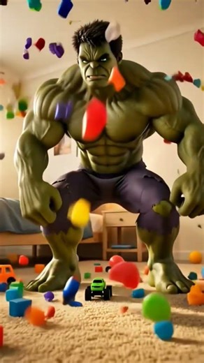 Hulk Smash: Toy Car Transformation! 😱💥 #shorts #hulk