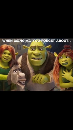 Shrek's emotions look like AI.. and some moments in miraculous look really strangely, like AI animation, i’m sorry for that but it’s only my opinion. #shrek #shrek5 #miraculous #lagybugandchatnoir #ai #stopusingai