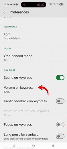 Keyboard Sound Stop #mobile #sound #keyboard