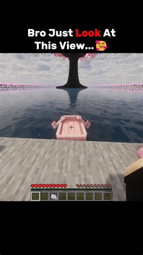 This Cherry Blossom Tree Build Is Insane #minecraft #aesthetic #build