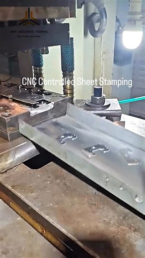 SNP ACCURATE WORKS on Instagram: "The Method is used to Manufacture components via Stamping through computer controlled Press for precise and fast production withn tolerance limmits"