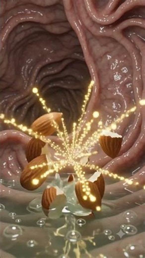 What Happens Inside Your Body When You Eat 1 Almond? | 3D Medical Animation