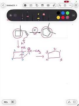 Mechanism of Ring Expansion #jeemains #education #jeebatch #reactionmechanism #jee #organicchem