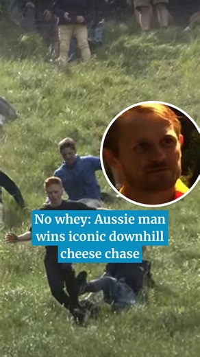 An Australian has emerged victorious in the iconic Cooper's Hill Cheese-Rolling and Wake in Gloucestershire, England. Link in bio. #ACM #News #Cheeserolling #Australia #Australian #AussieAbroad #National #Cheese #Gloucester | The Advocate newspaper