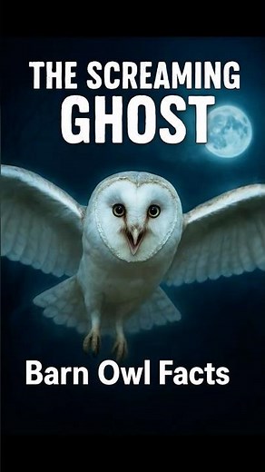 “The Screaming Ghost! 😱 Barn Owl Facts That’ll Haunt Your Night | Spooky Animal Facts” #pets #viral